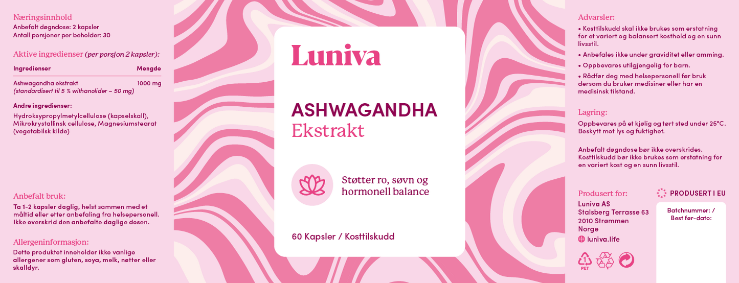 Luniva Inositol + Ashwagandha Abonnement